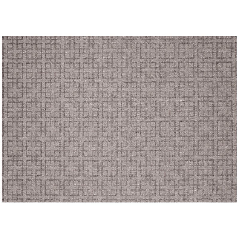 Lattice - Silver & Charcoal Rs-587-391-80 Outdoor Area Rug Lattice - Silver & Charcoal - 7 X 10 Ft.