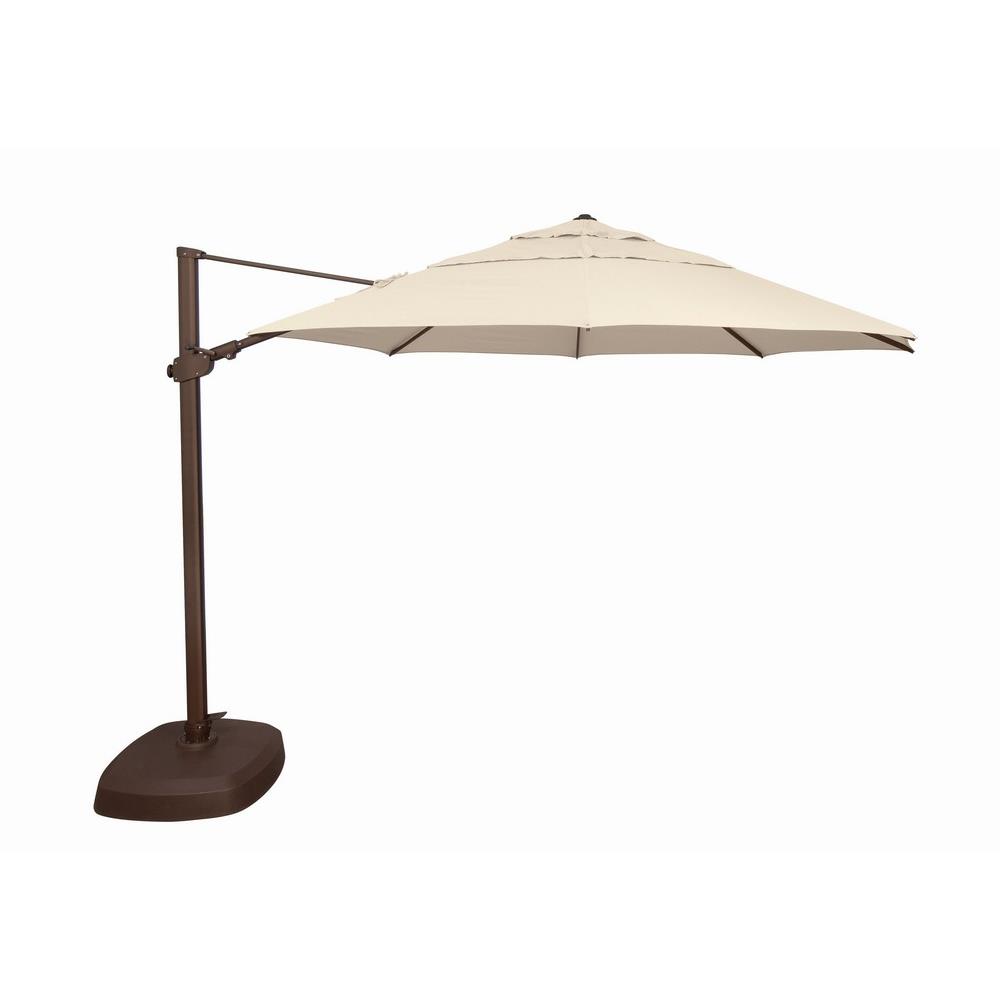 Ssag25r-00d-a5422 11.5 Ft. Fiji Octagon Cantilever Sunbrella Umbrella, 5422 Antique Beige