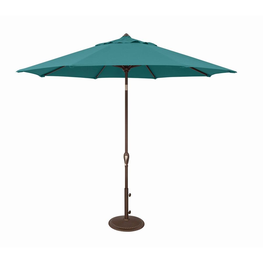 Ssum91-0900-a5416 9 Ft. Aruba Octagon Auto Tilt Market Sunbrella Umbrella, 5416 Aruba