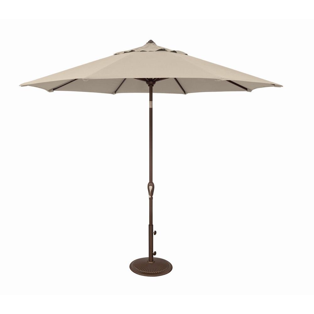 Ssum91-0900-a5422 9 Ft. Aruba Octagon Auto Tilt Market Sunbrella Umbrella, 5422 Antique Beige