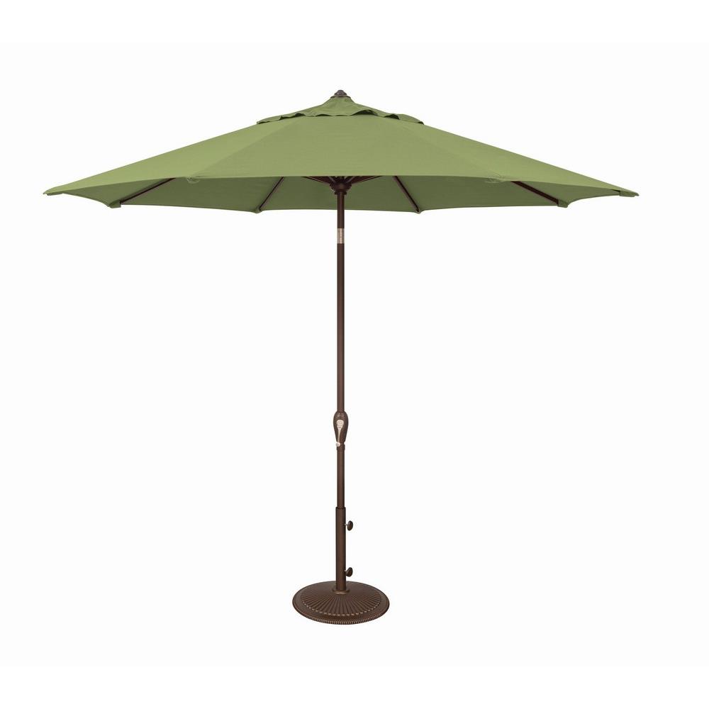 Ssum91-0900-a54011 9 Ft. Aruba Octagon Auto Tilt Market Sunbrella Umbrella, 54011 Gingko