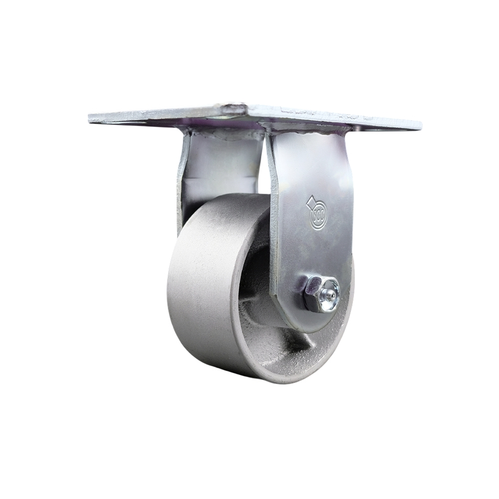 UPC 011586598027 product image for Heavy Duty Large Top Plate Semi Steel Cast Iron Swivel Caster with Maintenance F | upcitemdb.com