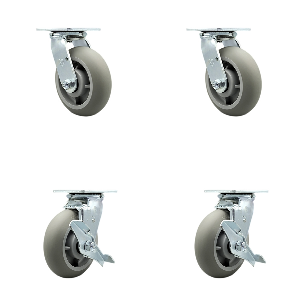 UPC 734005222982 product image for TOOL-SCC-30CS620-TPRBD-2-TLB-2 Tool Box Caster Wheel Set - 6 in. Non-Marking, | upcitemdb.com