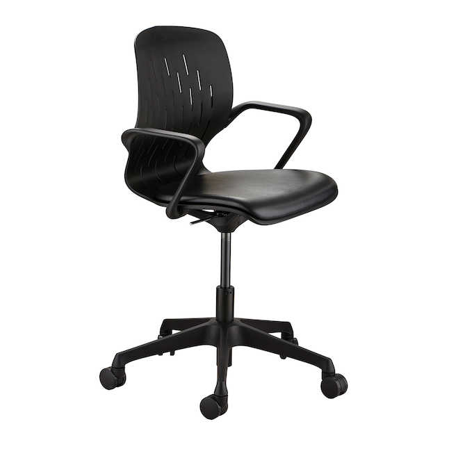 Safco 7013bl Shell Desk Chair - Black - 38 X 26 X 26 In.
