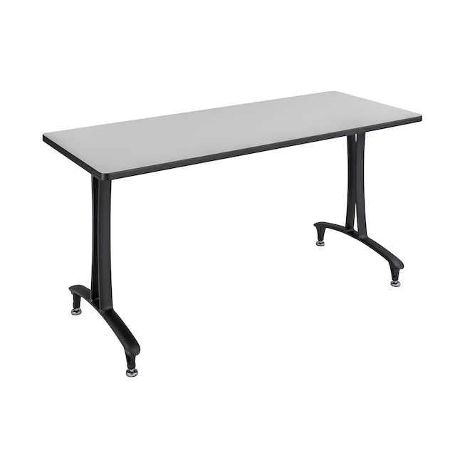 Safco 2095grbl Rumba Table Leg With Glides - Gray & Black - 29 X 60 X 24 In.