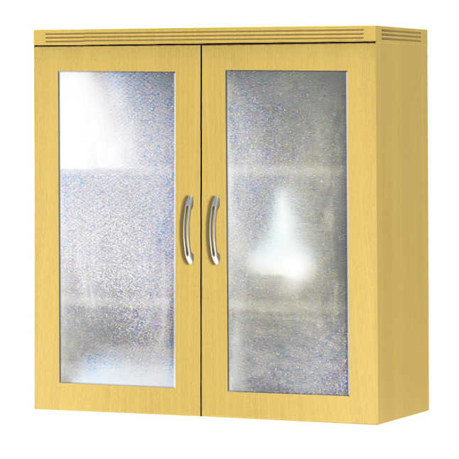 Agdclma Aberdeen Series Glass Display Cabinet - Maple - 39.25 X 36 X 18 In.