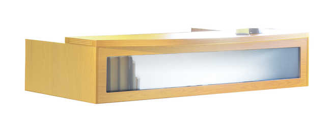 Ardtclma 72 In. Aberdeen Series Reception Transaction Counter - Maple - 15.62 X 72 X 42 In.