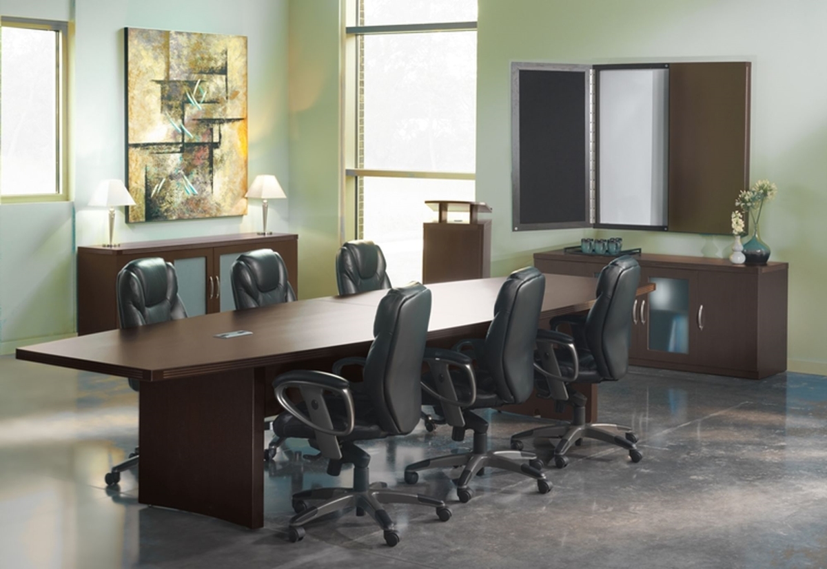 Actb18ldc 18 Ft. Aberdeen Series Conference Table, Mocha