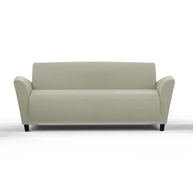Vcc3blka 19 In. Santa Cruz Lounge Sofa, Almond Leather - 32.25 X 75.25 X 34.12 In.