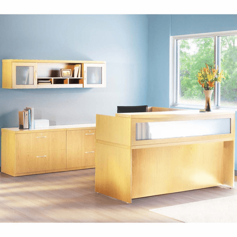At37lma 6 Ft. X 12 Ft. 6 In. Aberdeen Series Suite 37 Reception Suite, Maple