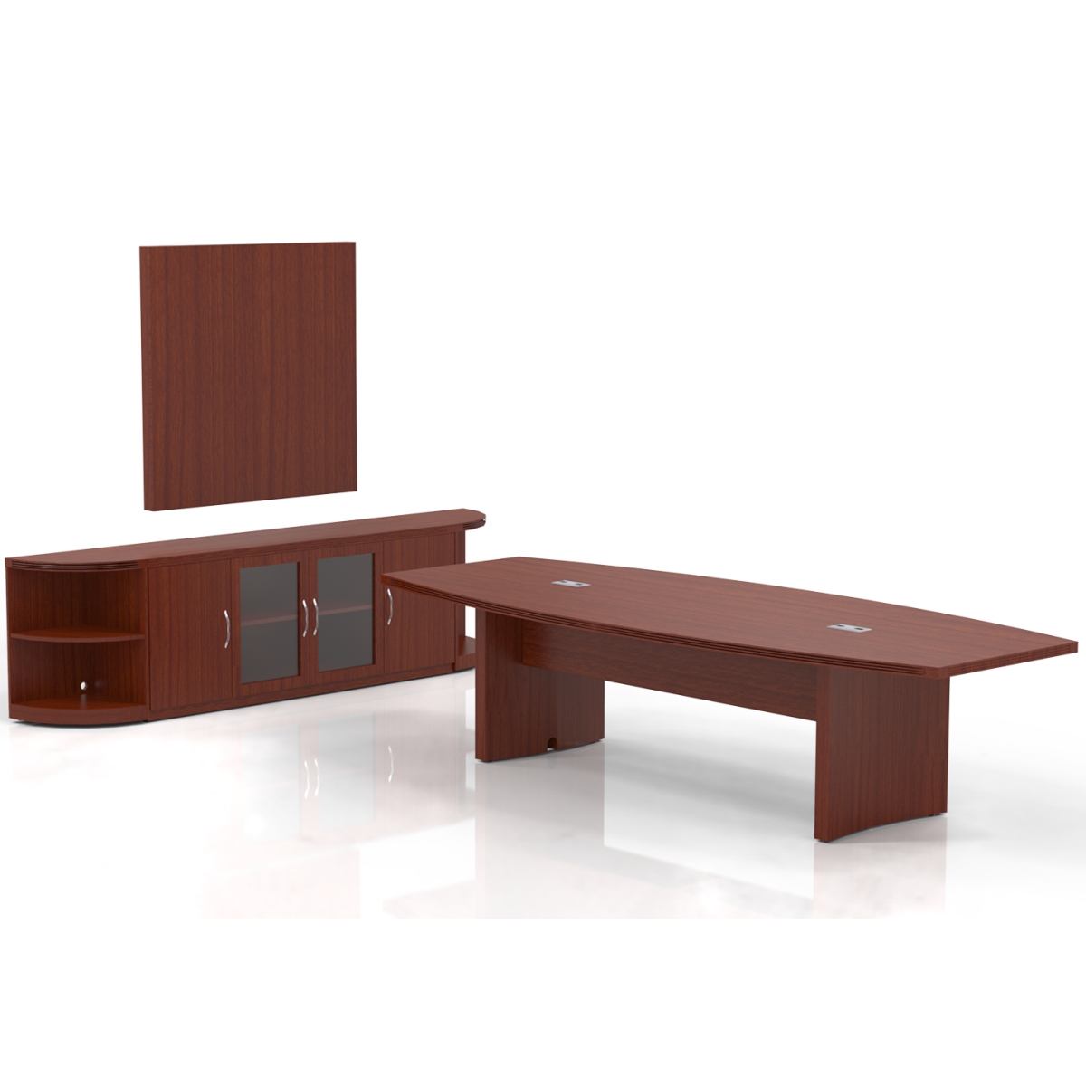 At39lcr 9 In. X 15 Ft. Aberdeen Series Suite 39 Conference Room Desk, Cherry
