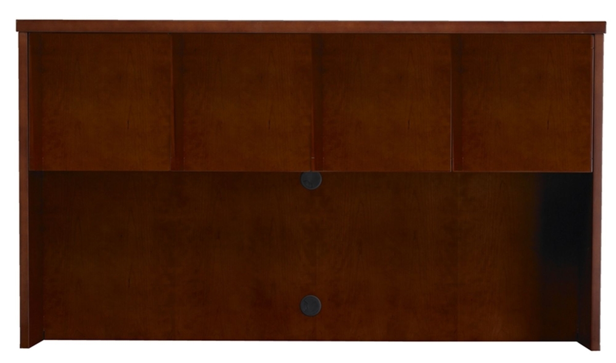 Mhud3970mc Mira Series Hutch With Wood Doors, Medium Cherry - 39 X 70 X 14 In.