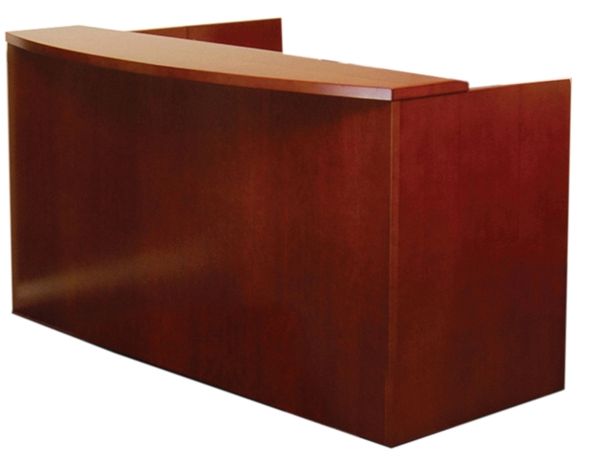 Mrsbbmc Mira Series 2 Box, Box & File Pedestals Reception Station, Medium Cherry - 43.5 X 72 X 36 In.