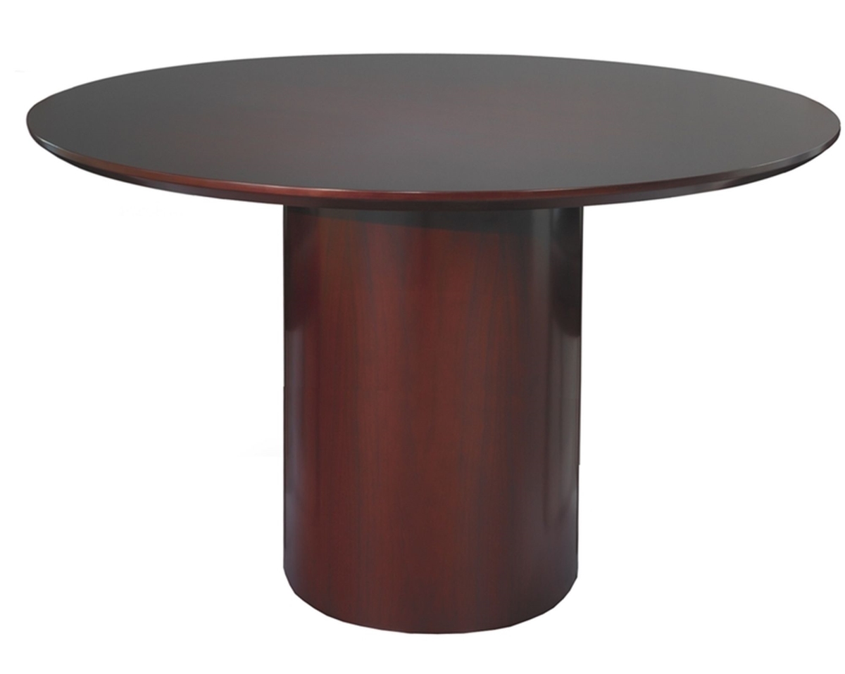 Ncr48mah 29.5 X 48 In. Napoli Series Round Conference Table, Mahogany