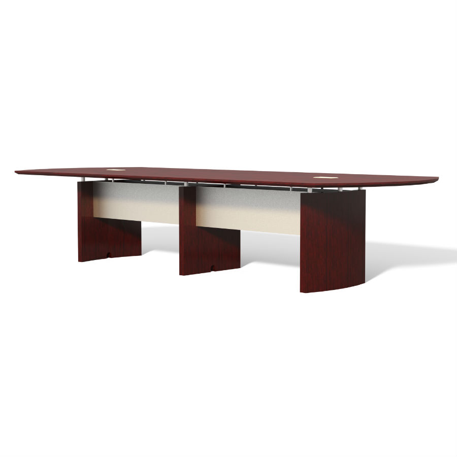 Nc12cry Napoli Conference Table, Sierra Cherry - 29.5 X 144 X 54 In.