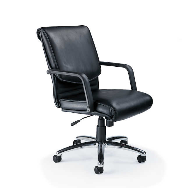 Alblk Mercado Alliance Chair, Black - 39 X 25 X 31 In.