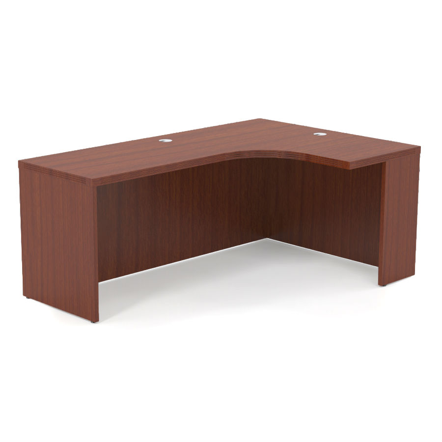 Aec72rlcr Right Aberdeen Series Extended Corner Table, Cherry - 72 X 48 X 24 In.