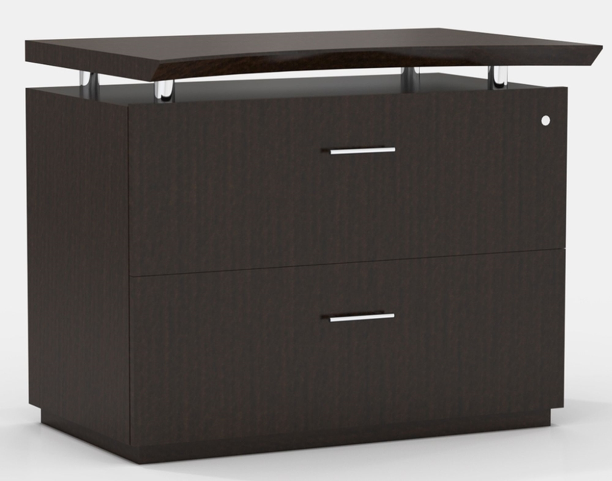 Stelftdc 36 In. Sterling Freestanding Lateral File - Textured Mocha - 29.5 X 36 X 16.5 In.