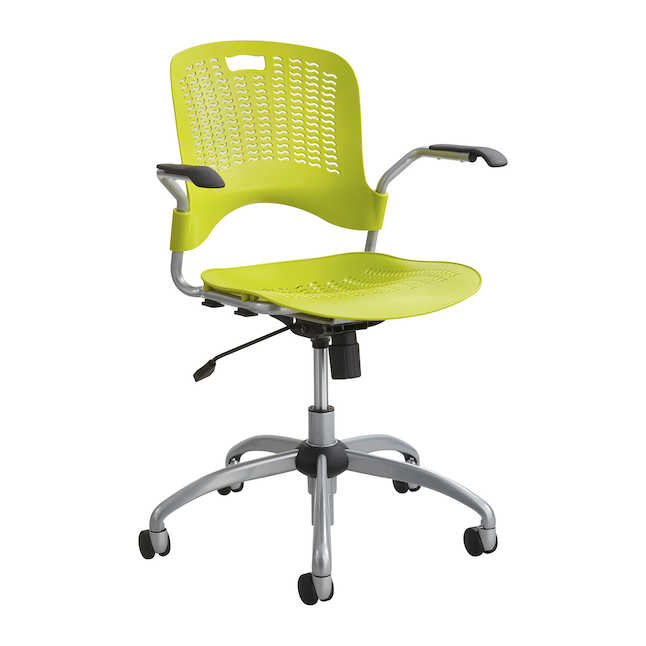 Safco 4182gs Sassy Manager Swivel Chair - Grass - 38 X 25.5 X 24.5 In.