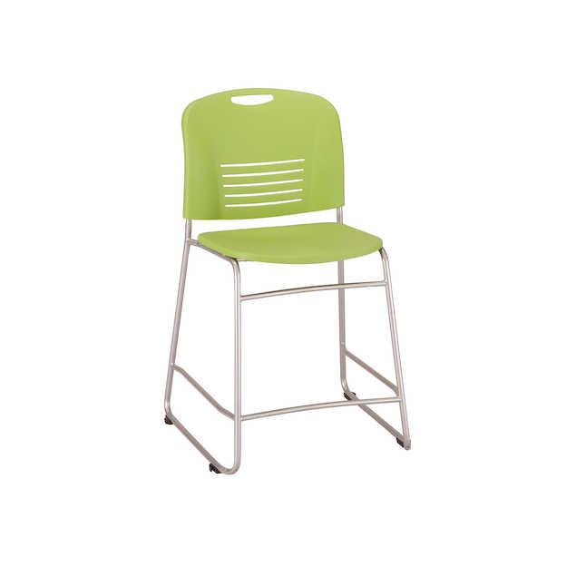 Safco 4296gn Vy Counter Height Chair - Green - 40 X 18 X 22 In.