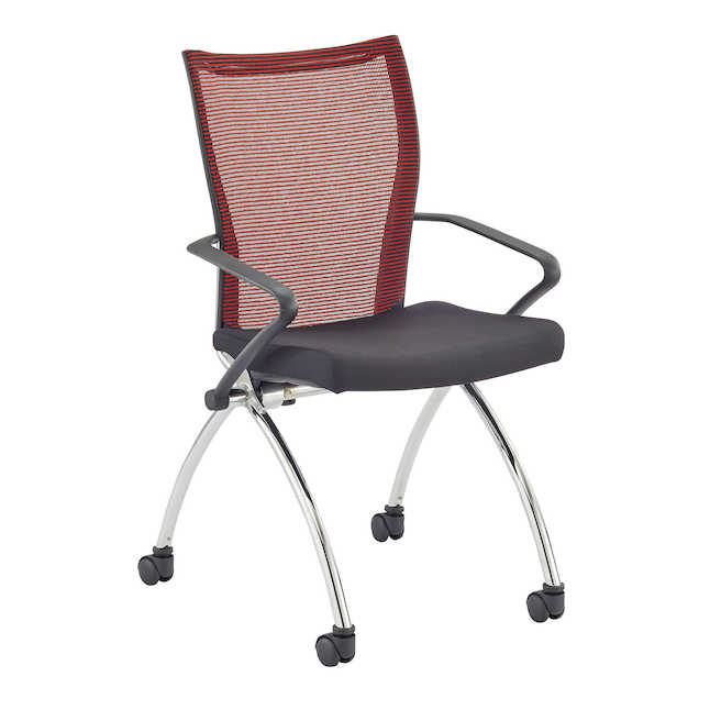 Tsh1bs 25 In. Valor High Back Training Chair With Arms - Silver