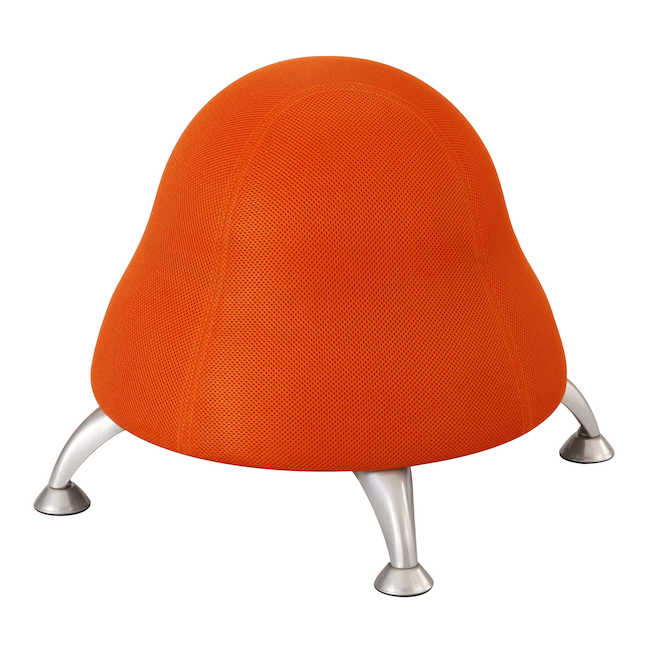 Safco 4755or Runtz Ball Chair - Orange - 17 X 22.5 X 22.5 In.