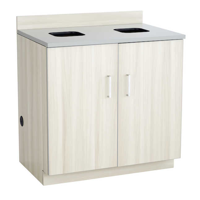Safco 1704vs Hospitality Base Cabinet With Waste Receptacle - Vanilla Stix