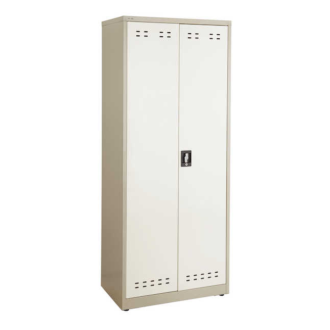 Safco 5532tn Steel Storage Cabinet - Tan - 72 X 30 X 18 In.