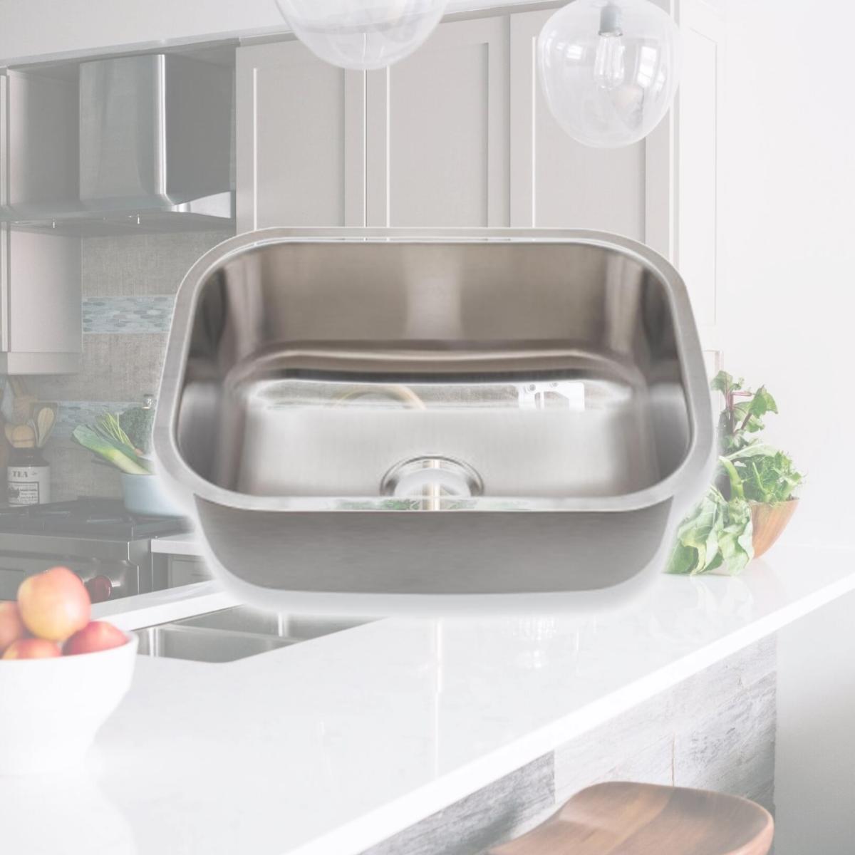 Picture of SFC SM2318 Undermount Single Bowl Kitchen Sink- 23.25 x 17.75 x 9 in.