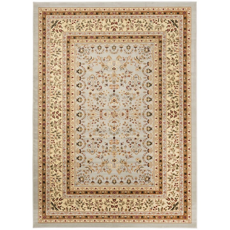3 Ft. - 3 In. X 5 Ft. - 3 In. Lyndhurst Power Loomed 336,000 Points & Square Meter 11m M Pile Height Rug, Small Rectangle - Grey & Beige