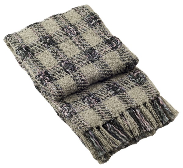 Thr851a-5060 50 X 60 X 2 In. Penny Knit Throw, Rosewood