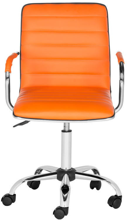 Fox7520d 35.9 X 22.4 X 19.9 In. Jonika Swivel Desk Chair, Orange