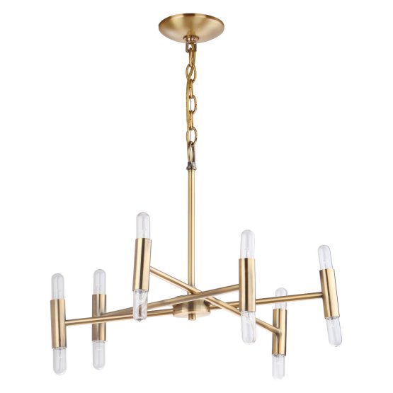 Cha4005a 17 - 89 X 22 X 22 In. Gale Chandelier, Gold