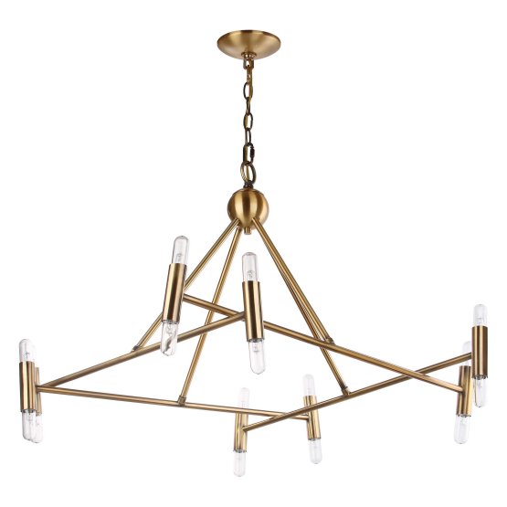 Cha4006a 21 - 93 X 36 X 36 In. Hegarty Chandelier, Gold