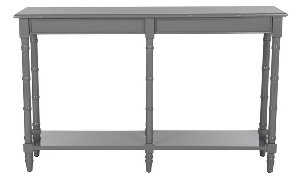 Cns3500c 31.5 X 13.4 X 51 In. Noam Modern Coastal Bamboo Console Table, Grey