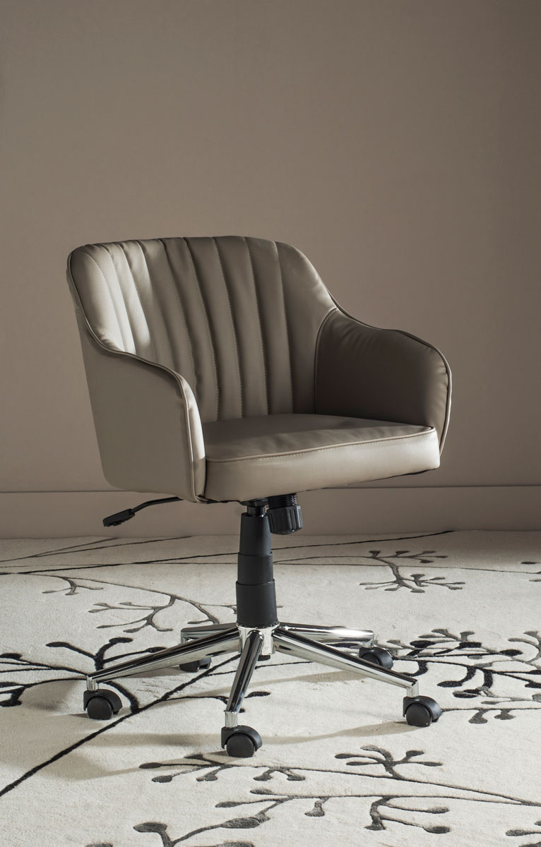 Fox8509b Hilda Desk Chair, Grey