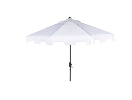 Pat8000k 9 Ft. Zimmerman Market Umbrella - White