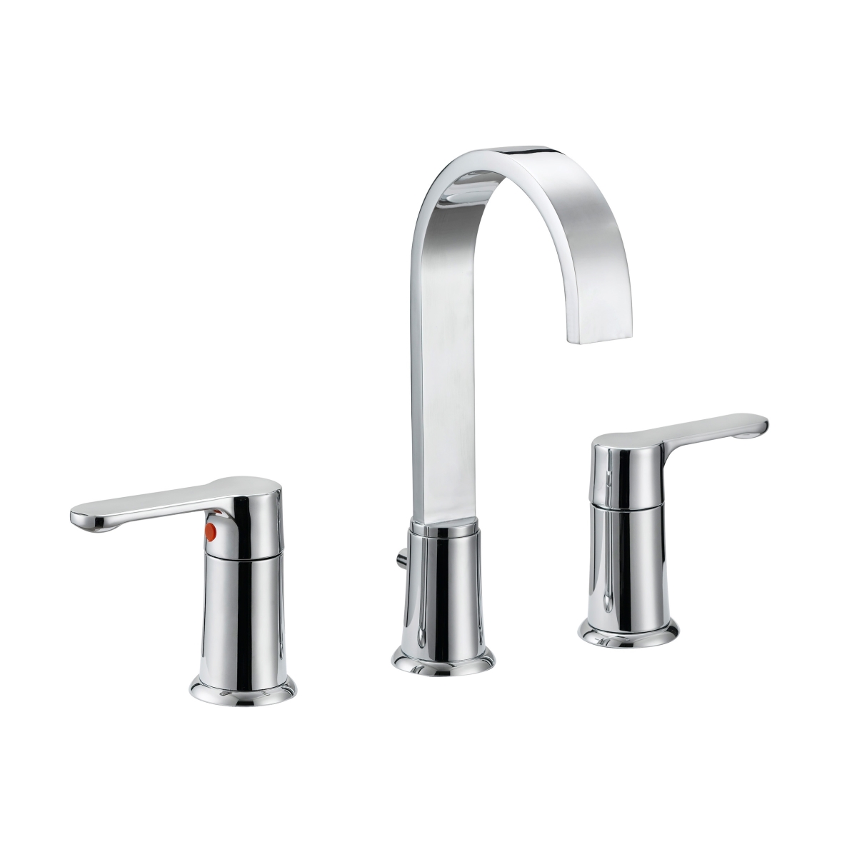Brf1053c Widespread Dual Handle Stainless Steel 14.9" X 5.7" X 10" Bathroom Faucet