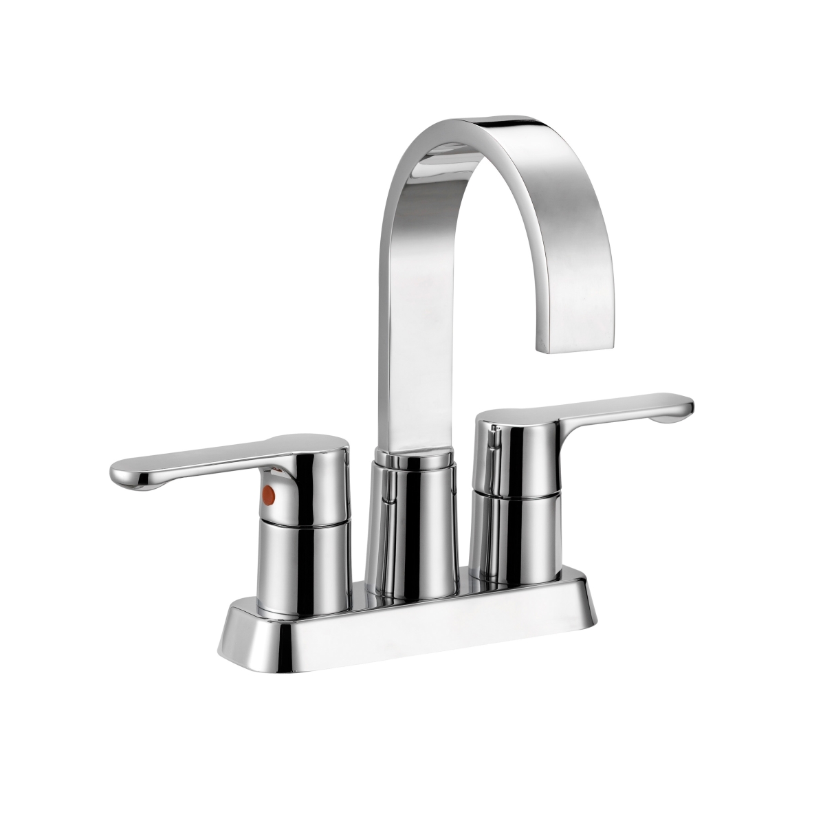 Brf1052c 4 Inch Centerset Dual Handle Stainless Steel 10.9" X 5.8" X 8.6" Bathroom Faucet