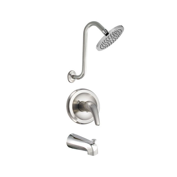 Brc3340c Tub And Shower Trim Package With Single Lever Handle Chrome