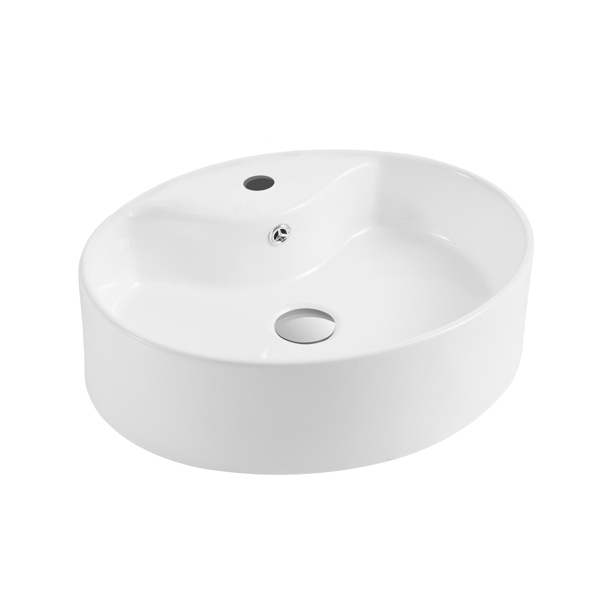 Bsk5401a Porcelain Ceramic Vitreous Oval 20 Inch Bathroom Vessel Sink
