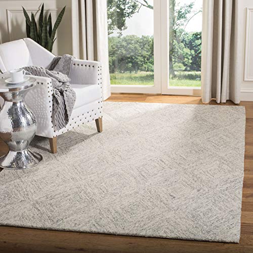 Abt767g-5 5 X 8 Ft. Abstract Rectangle Hand-tufted Rug - Silver