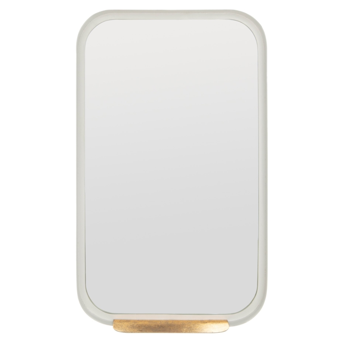 Mir4087a Amabel Legde Mirror - White & Gold
