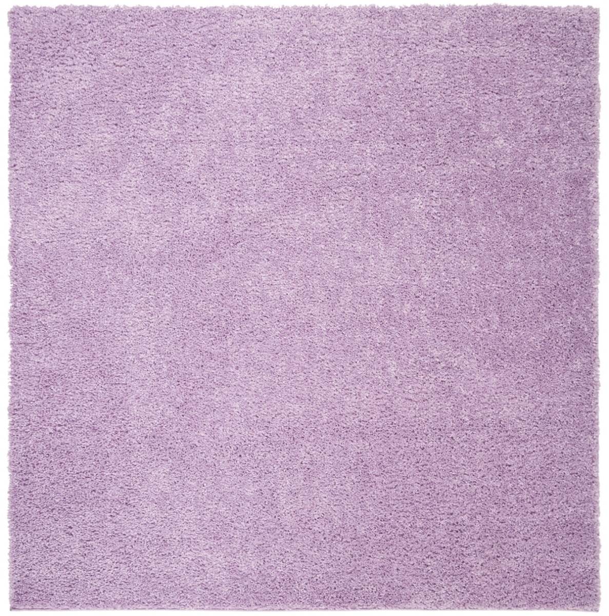 Aug900v-7sq August Shag Power Loomed Square Area Rug, Lilac - 6 Ft.-7 In. X 6 Ft.-7 In.