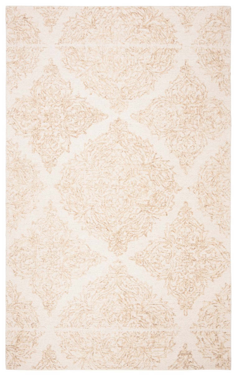 Abt346b-4 4 X 6 Ft. Abstract Bohemian Rectangle Rug, Ivory & Beige