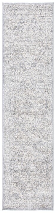 UPC 195058097123 product image for BNT832F-28 2 x 8 ft. Brentwood Runner Rug, Light Grey & Ivory | upcitemdb.com