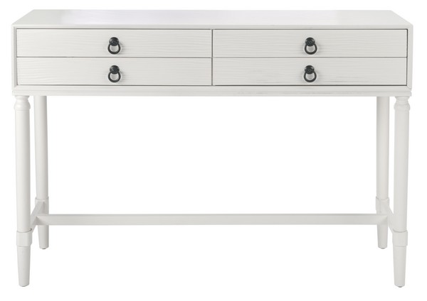 Cns5730d Aliyah 4 Drawer Console Table, Distrssed White