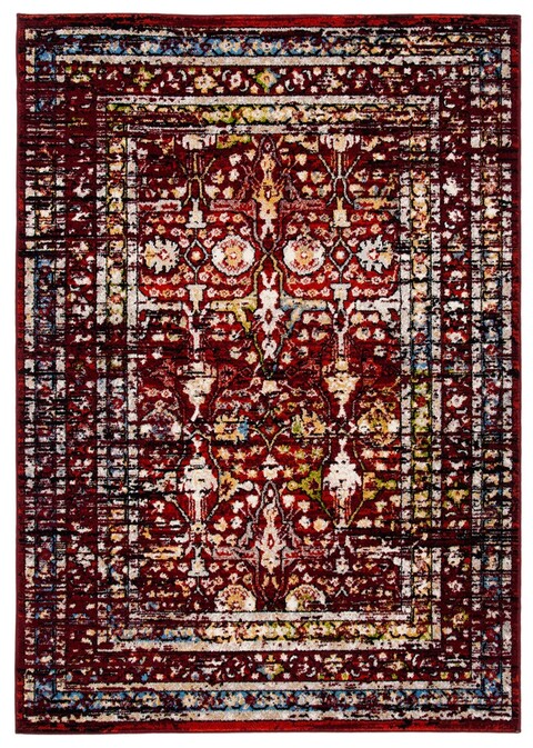 UPC 195058380751 product image for AMS177Q-8 8 x 10 ft. Amsterdam 177Q Power Loomed Rectangle Area Rug, Red | upcitemdb.com