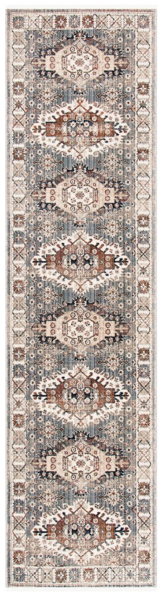 UPC 889048898837 product image for HRT355G-28 2 x 8 ft. Herat 355G Power Loomed Runner Area Rug, Grey & Cream | upcitemdb.com