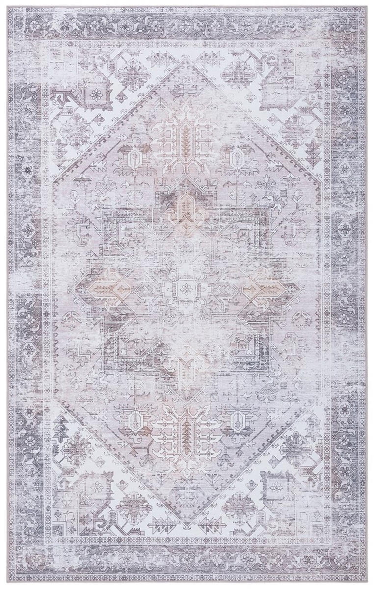 UPC 195058444682 product image for TSN102B-6 6 x 9 ft. Tucson Traditional Rectangle Power Loomed Rug, Beige & G | upcitemdb.com